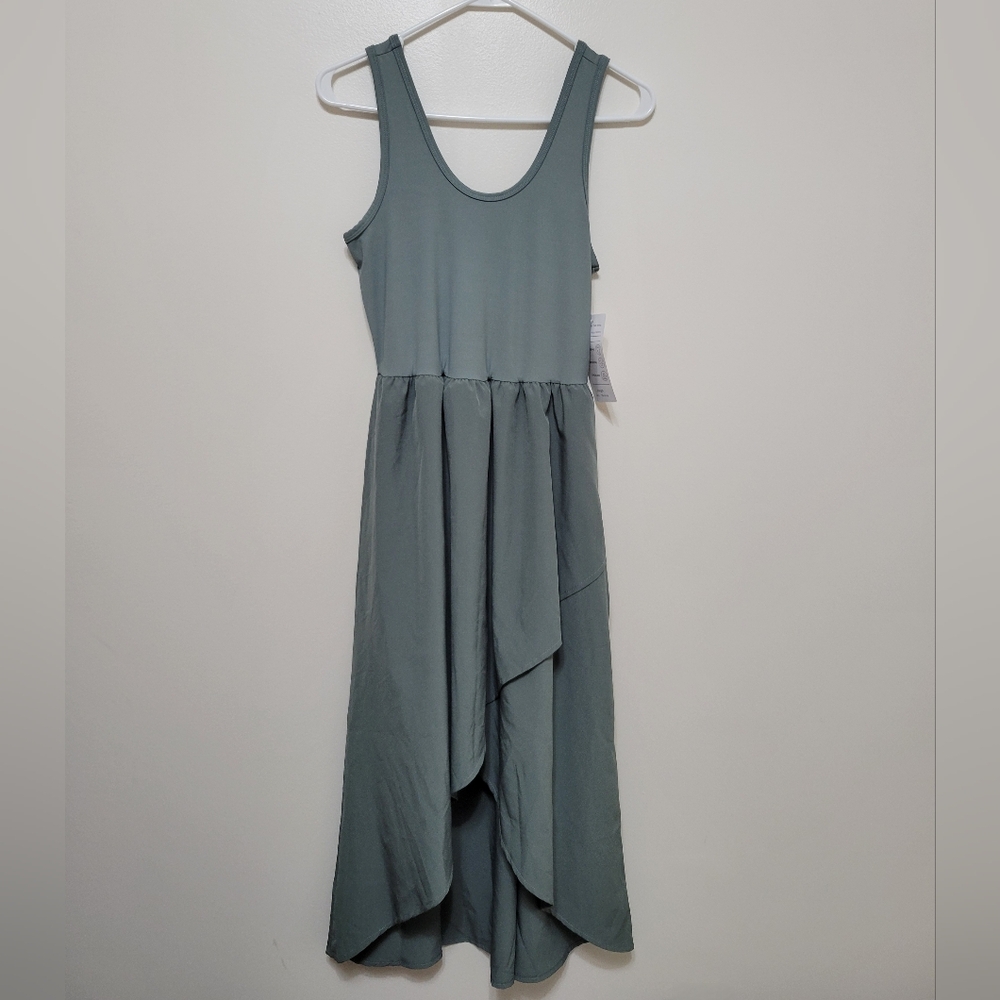Nwt Isabella Activewear Flowy Petal Hem Tank Dress
